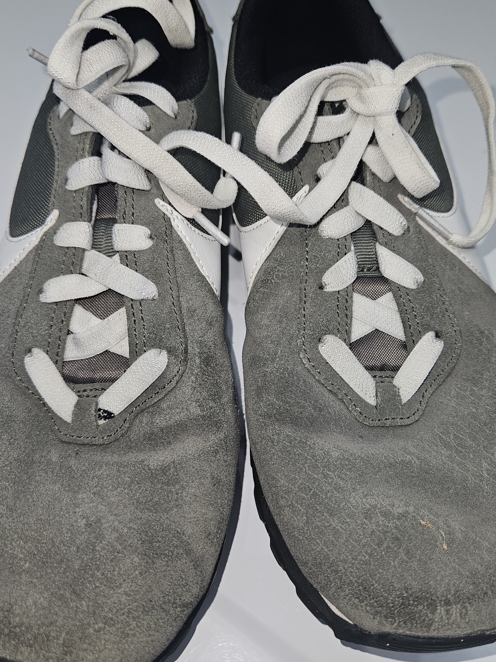 Nike Olive and White Women's Sneakers